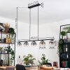 Ripoll Lampadario a sospensione, Lampada a sfera, Lampada a sospensione Chiaro, Grigio fumo, 5-Luci