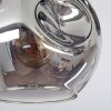Ripoll Plafoniera, Lampada a sfera Grigio fumo, 5-Luci
