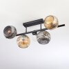 Ripoll Plafoniera, Lampada a sfera Ambrato, Chiaro, Grigio fumo, 5-Luci