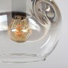 Ripoll Plafoniera, Lampada a sfera Ambrato, Chiaro, Grigio fumo, 5-Luci