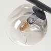 Ripoll Plafoniera, Lampada a sfera Ambrato, Chiaro, Grigio fumo, 5-Luci