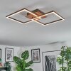 Brina Plafoniera LED Marrone, 1-Luce