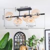 Chehalis Plafoniera, Lampada a sfera Ambrato, Chiaro, 5-Luci