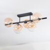 Chehalis Plafoniera, Lampada a sfera Ambrato, Chiaro, 5-Luci