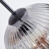 Koyoto Lampadario a sospensione, Lampada a sfera, Lampada a sospensione Ambrato, Chiaro, Grigio fumo, 6-Luci