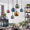 Ripoll Lampadario a sospensione, Lampada a sfera, Lampada a sospensione Blu, Oro, Verde, Ramato, 6-Luci