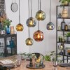 Ripoll Lampadario a sospensione, Lampada a sfera, Lampada a sospensione Blu, Oro, Verde, Ramato, 6-Luci