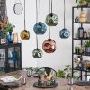 Ripoll Lampadario a sospensione, Lampada a sfera, Lampada a sospensione Blu, Oro, Verde, Ramato, 6-Luci