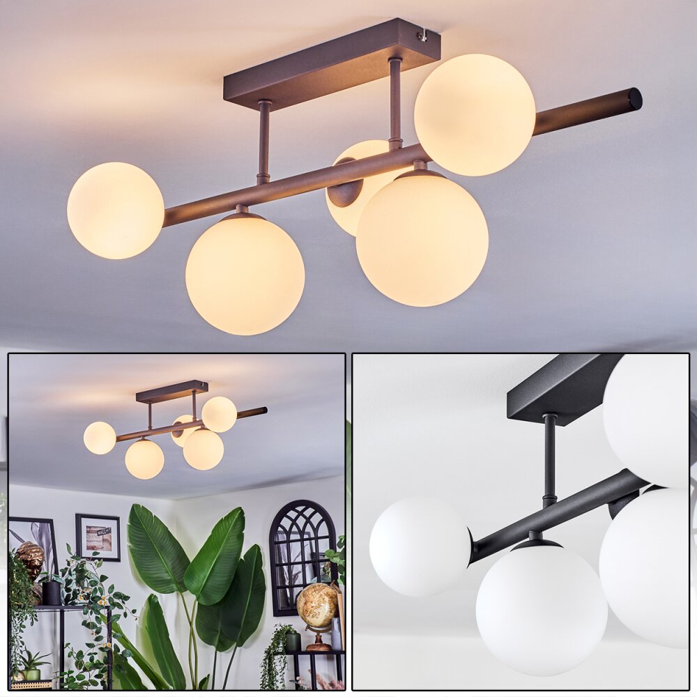Chehalis Plafoniera, Lampada a sfera Bianco, 5-Luci main product photo