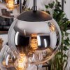 Gastor Lampadario a sospensione, Lampada a sfera, Lampada a sospensione Ambrato, Cromo, Chiaro, Grigio fumo, 6-Luci