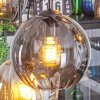 Koyoto Lampadario a sospensione, Lampada a sfera, Lampada a sospensione Ambrato, Grigio fumo, 6-Luci