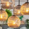 Ripoll Plafoniera, Lampada a sfera Ambrato, Grigio fumo, 5-Luci