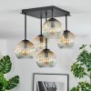 Ripoll Plafoniera, Lampada a sfera Ambrato, Chiaro, 5-Luci