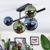 Chehalis Plafoniera, Lampada a sfera Blu, Verde, Ramato, 5-Luci