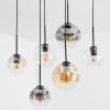 Ripoll Lampadario a sospensione, Lampada a sfera, Lampada a sospensione Ambrato, Chiaro, Grigio fumo, 6-Luci