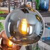 Koyoto Lampadario a sospensione, Lampada a sfera, Lampada a sospensione Blu, Oro, Verde, Ramato, 6-Luci