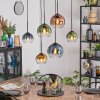Koyoto Lampadario a sospensione, Lampada a sfera, Lampada a sospensione Blu, Oro, Verde, Chiaro, Ramato, 6-Luci