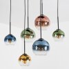 Koyoto Lampadario a sospensione, Lampada a sfera, Lampada a sospensione Blu, Oro, Verde, Chiaro, Ramato, 6-Luci