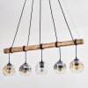 Ripoll Lampadario a sospensione, Lampada a sfera, Lampada a sospensione Écru, Nero, 5-Luci