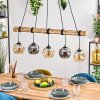 Ripoll Lampadario a sospensione, Lampada a sfera, Lampada a sospensione Écru, Nero, 5-Luci