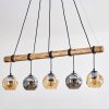 Ripoll Lampadario a sospensione, Lampada a sfera, Lampada a sospensione Écru, Nero, 5-Luci