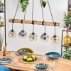 Ripoll Lampadario a sospensione, Lampada a sfera, Lampada a sospensione Écru, Nero, 5-Luci