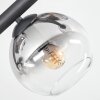 Koyoto Plafoniera, Lampada a sfera Chiaro, Grigio fumo, 6-Luci