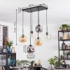 Ripoll Lampadario a sospensione, Lampada a sfera, Lampada a sospensione Ambrato, Chiaro, Grigio fumo, 6-Luci