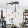 Ripoll Lampadario a sospensione, Lampada a sfera, Lampada a sospensione Ambrato, Chiaro, Grigio fumo, 6-Luci