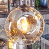 Ripoll Lampadario a sospensione, Lampada a sfera, Lampada a sospensione Ambrato, Chiaro, Grigio fumo, 6-Luci