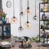 Ripoll Lampadario a sospensione, Lampada a sfera, Lampada a sospensione Ambrato, Chiaro, Grigio fumo, 6-Luci