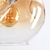 Ripoll Lampadario a sospensione, Lampada a sfera, Lampada a sospensione Ambrato, Chiaro, Grigio fumo, 6-Luci