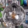 Koyoto Lampadario a sospensione, Lampada a sfera, Lampada a sospensione Chiaro, Grigio fumo, 6-Luci