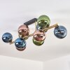 Gastor Plafoniera, Lampada a sfera Oro, Nero, 10-Luci