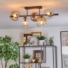 Koyoto Plafoniera, Lampada a sfera Nero, 5-Luci
