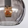 Koyoto Plafoniera, Lampada a sfera Nero, 5-Luci