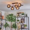 Koyoto Plafoniera, Lampada a sfera Nero, 5-Luci