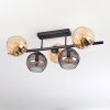 Koyoto Plafoniera, Lampada a sfera Nero, 5-Luci