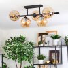 Koyoto Plafoniera, Lampada a sfera Nero, 5-Luci