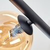 Chehalis Plafoniera, Lampada a sfera Nero, 5-Luci