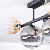 Chehalis Plafoniera, Lampada a sfera Nero, 5-Luci