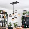 Gastor Lampadario a sospensione, Lampada a sfera, Lampada a sospensione Nero, 6-Luci