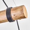 Koyoto Lampadario a sospensione, Lampada a sfera, Lampada a sospensione Écru, Nero, 4-Luci