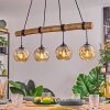 Ripoll Lampadario a sospensione, Lampada a sfera, Lampada a sospensione Écru, Nero, 4-Luci