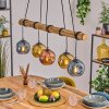 Ripoll Lampadario a sospensione, Lampada a sfera, Lampada a sospensione Écru, Nero, 5-Luci