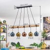 Ripoll Lampadario a sospensione, Lampada a sfera, Lampada a sospensione Écru, Nero, 5-Luci