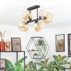 Koyoto Plafoniera, Lampada a sfera Ambrato, 6-Luci