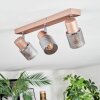 Nelar Plafoniera, Faretto da soffitto Bronzo, Cromo, 3-Luci