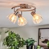 Saire Plafoniera, Faretto da soffitto Cromo, Nichel opaco, 3-Luci