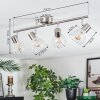 Saire Plafoniera, Faretto da soffitto Cromo, Nichel opaco, 4-Luci